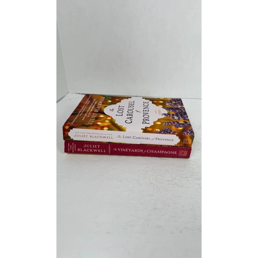 Juliet Blackwell Books: Lost Carousel of Provence & Vineyards of Champagne‎